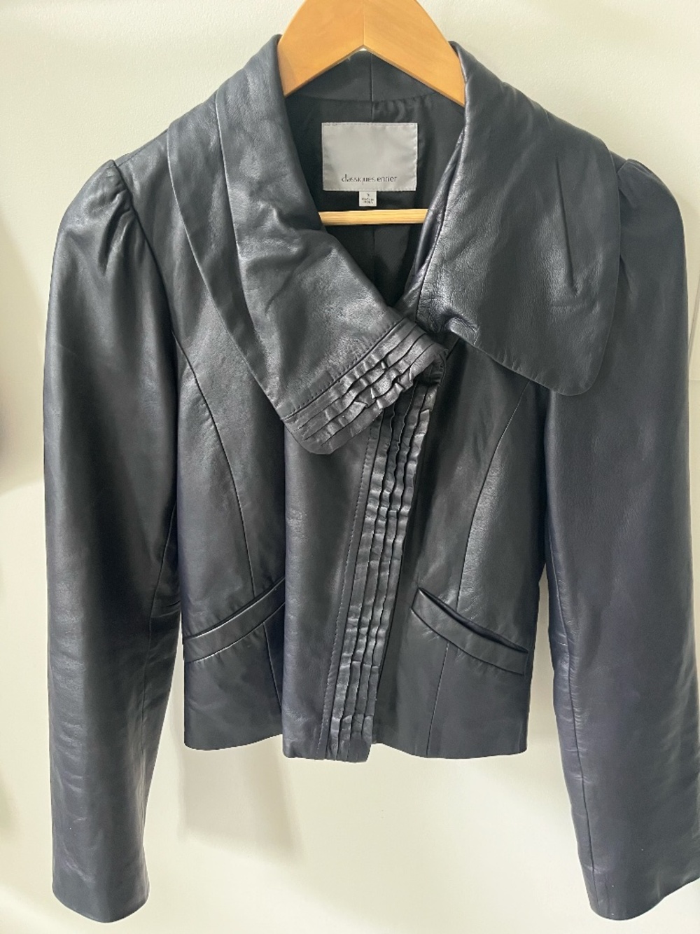 Classiques Entier Leather Jacket Size Small